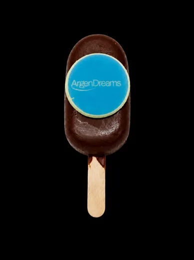 Arkyn ice pop with the ArgenDreams logo