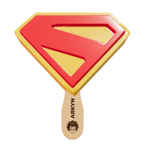 Superman — render of the 3D model